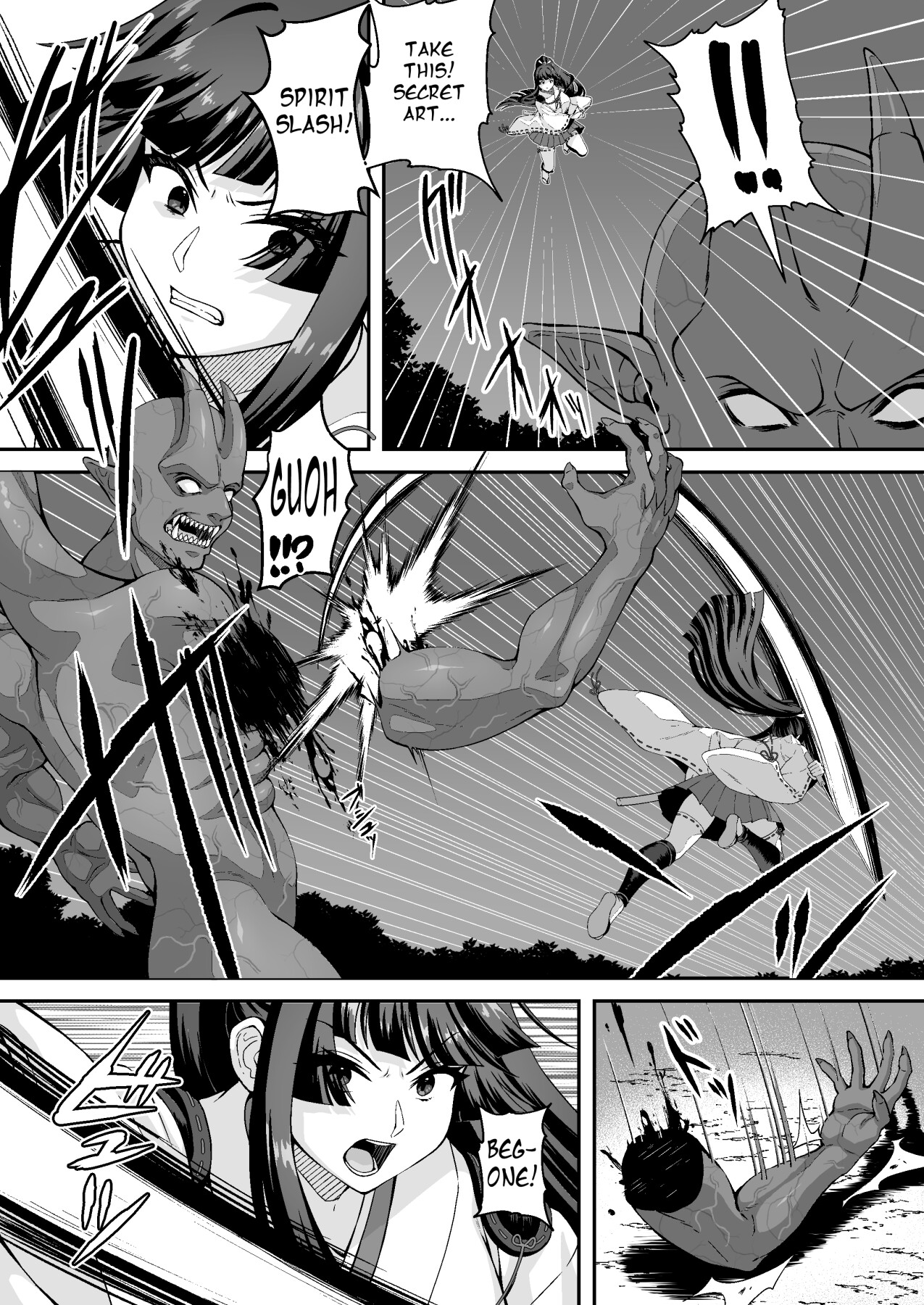 Hentai Manga Comic-The Master Demon Exorcist Doesn't Succumb to Tentacle Demon-Read-16